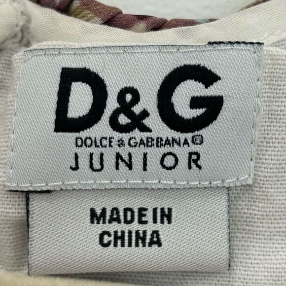 GOLCE & GABBANA Junior silk plaid Dress - Picture 6 of 9